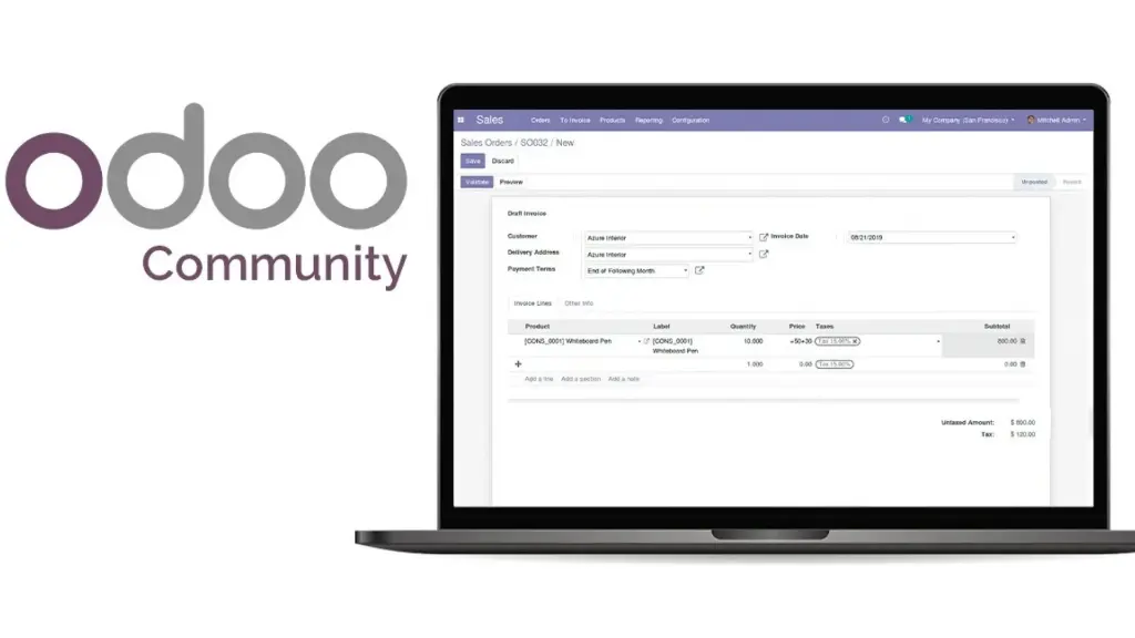 Odoo Community Edition - Instant Launching